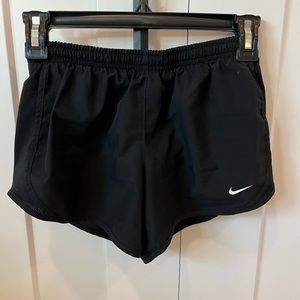 Nike size small black running shorts